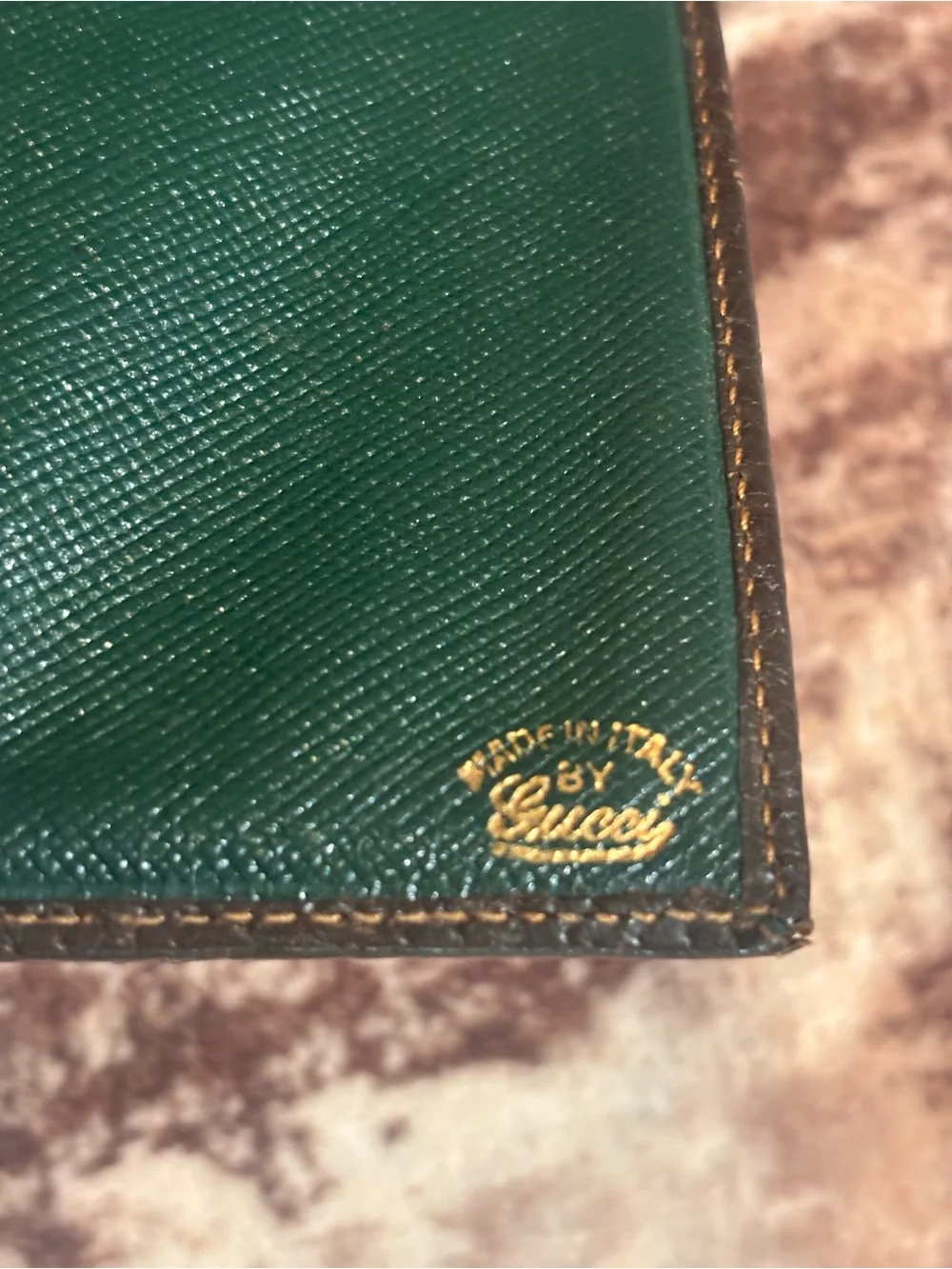 Gucci Beige GG Supreme Continental Wallet with Brown Trim and Gold Logo - Picture 4 of 8